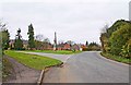 Looking towards the Village Green and War Memorial, Alfrick, Worcs