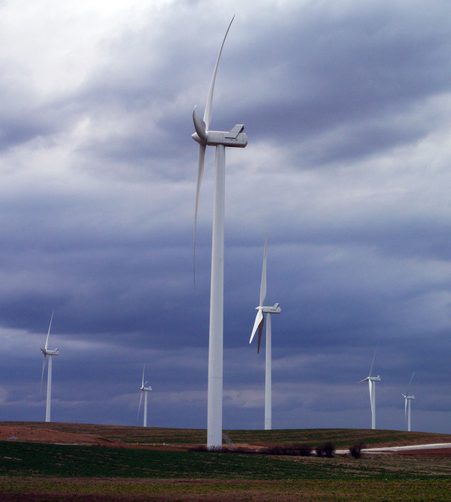 Storm Clouds over the new Roos Wind Farm © Andy Beecroft :: Geograph ...