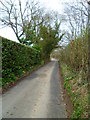 Mount Lane looking towards Lockerley