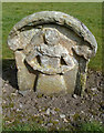 A symbolic gravestone at St Mary