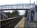 Footbridge at Kearsney station