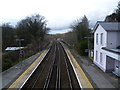 View from the footbridge at Kearsney station