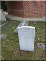 SU2103 : St John the Baptist, Burley: military grave by Basher Eyre