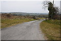 Farm access road near Login