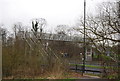 Footbridge over the A10