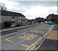 Bilingual bus stop, Oaklands Road, Pontypool