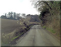 Un-named road south of Finnamore Wood Camp