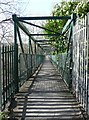 Footbridge over the River Aire