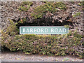 TG1309 : Barford Road sign by Geographer