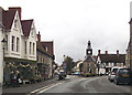 Centre of Mere showing the clock