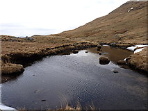 NH0322 : A large pool on the Allt Thuill Easaich by Richard Law
