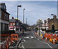 Roadworks on Southfield Road