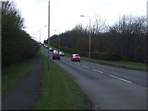 SJ9909 : Lichfield Road (A5190) heading west by JThomas