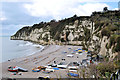 Beach and cliffs Beer