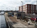 Canalside flats at Irlam locks