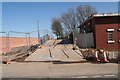 Substantial temporary bridge, Saltfleet Haven sea defence works