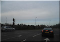 Roundabout on the A2070 at the junction for the M20 junction 10