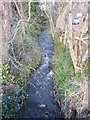 The Burn Upstream from Lindean  Farmyard