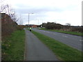 Cycle track beside Derby Road