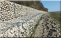 Sea Defences below Shotley Cliffs