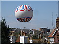 SZ0891 : Bournemouth: the balloon from Upper Hinton Road by Chris Downer