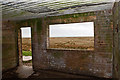 NY3261 : Burgh by Sands looking out of the World War Two observation post by Martin
