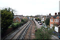 Mortlake: View west from footbridge