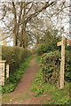 Footpath leading from Essex Hill to Ickleton Road