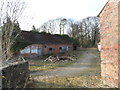 Derelict buildings at Gledrid Farm