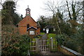 The Church of St Mary and the Village Hall, Langley