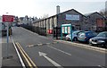 Exit road from Newport railway station car park