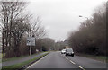 Approaching roundabout near Little Dean House