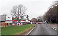 Farm shop and garage on A342 at Weyhill