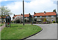 Cottages beside the B1140 road through Beighton