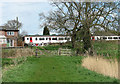 Train approaching Cantley station