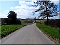 Minor road near Stopsley Hole Farm