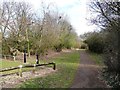 Footpath alongside Springfield Copse