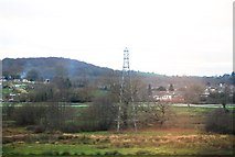 SX8769 : Pylon by the railway line by N Chadwick