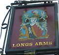 Sign at the Longs Arms PH