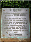 SP3265 : Memorial plaque, Jephson Gardens by David P Howard