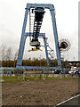 Crane at Stobart Rail Freight Terminal