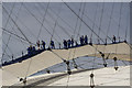 TQ3980 : Over the Top, O2 Centre, Greenwich by Christine Matthews