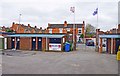 W.C.F.C. ground (09) -  Entrance gates to the ground, St. George