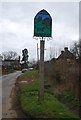 TQ5552 : Underriver village sign by N Chadwick