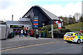 Entrance to the main buildings at Membury East