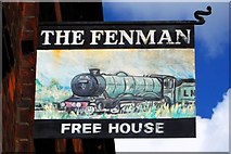 TF6220 : Sign for The Fenman pub by Tiger