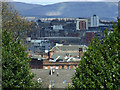 Glasgow city centre from Queens Park