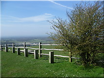 TQ3013 : View from the South Downs near Jack and Jill Windmills by Marathon