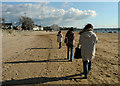 Instow beach on a sunny, cold & windy April afternoon