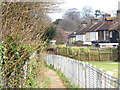 Footpath north of Broadstairs station